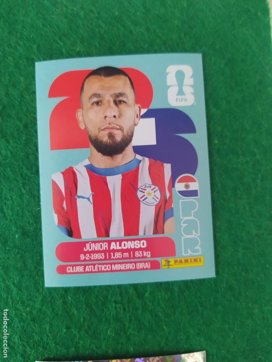 Cromos de F&uacute;tbol: OFFICIAL STICKER COLLECTION WORLD CUP MUNDIAL 2026 - PARAGUAY N&ordm; 8 ALONSO