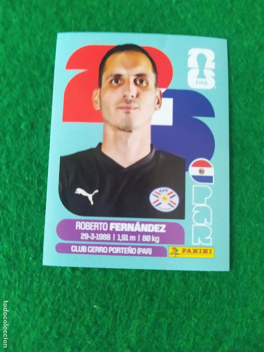 Cromos de F&uacute;tbol: OFFICIAL STICKER COLLECTION WORLD CUP MUNDIAL 2026 - PARAGUAY N&ordm; 2 FERNANDEZ