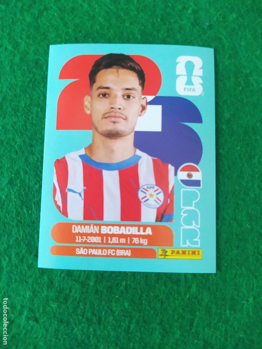 Cromos de F&uacute;tbol: OFFICIAL STICKER COLLECTION WORLD CUP MUNDIAL 2026 - PARAGUAY N&ordm; 11 BOBADILLA