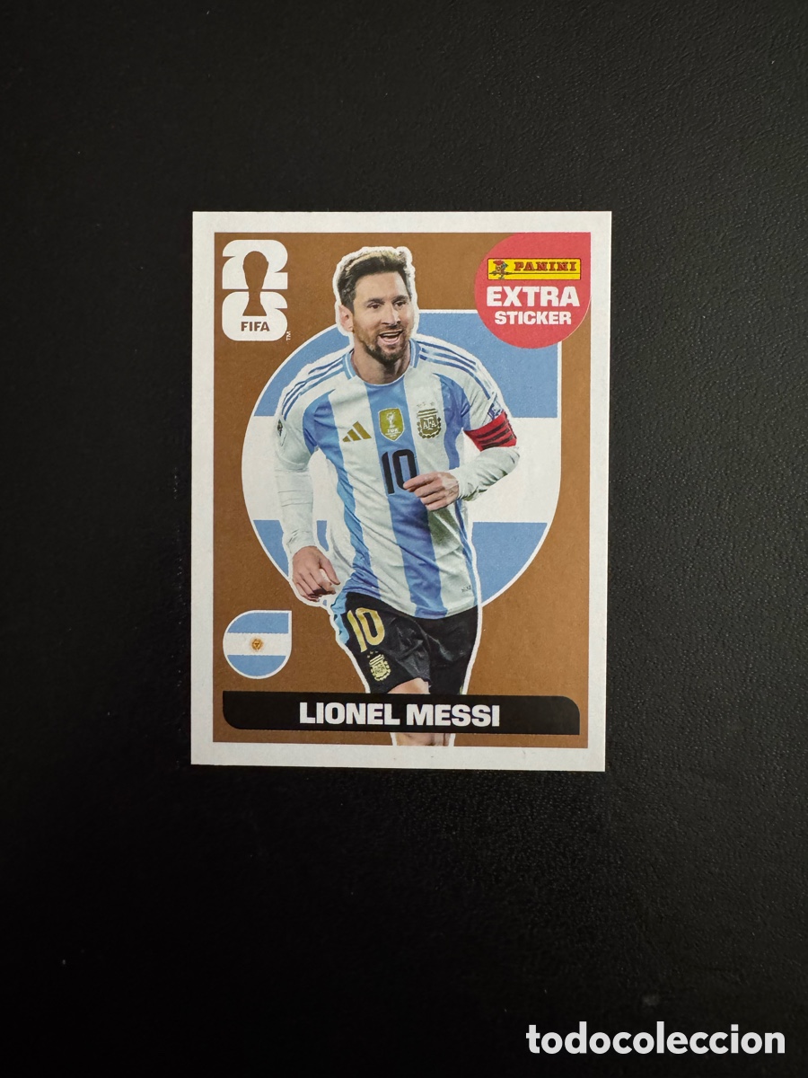 Cromos de Futebol: MESSI EXTRA STICKER BRONCE MUNDIAL 2026