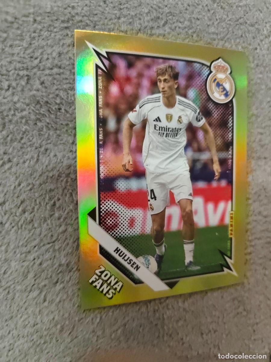 Cromos de Futebol: KO 34 PANINI CLUB REAL MADRID 25 26 HUIJSEN * ZONA FANS GOLD KROMIX 2025 2026