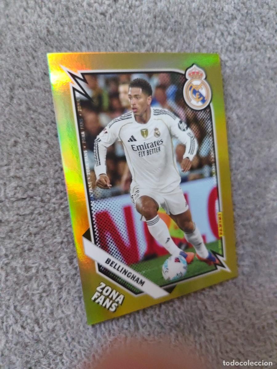 Cromos de Futebol: KO 38 PANINI CLUB REAL MADRID 25 26 BELLINGHAM * ZONA FANS GOLD KROMIX 2025 2026