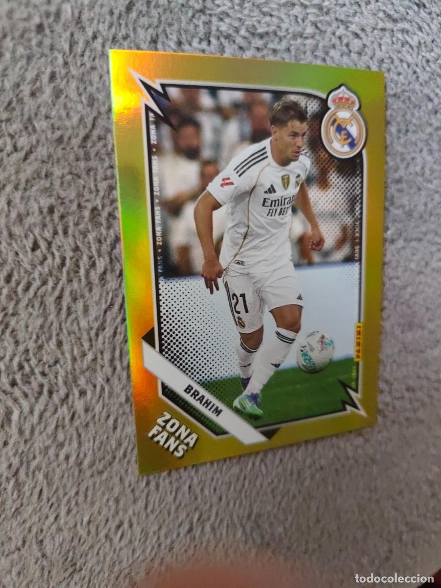Cromos de Futebol: KO 41 PANINI CLUB REAL MADRID 25 26 BRAHIM * ZONA FANS GOLD KROMIX 2025 2026