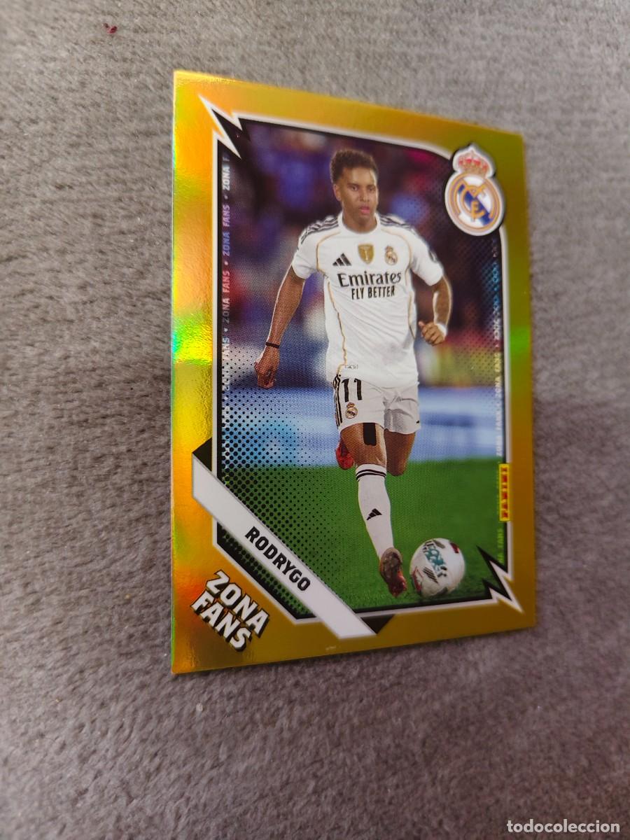 Cromos de Futebol: KO 43 PANINI CLUB REAL MADRID 25 26 RODRYGO * ZONA FANS GOLD KROMIX 2025 2026