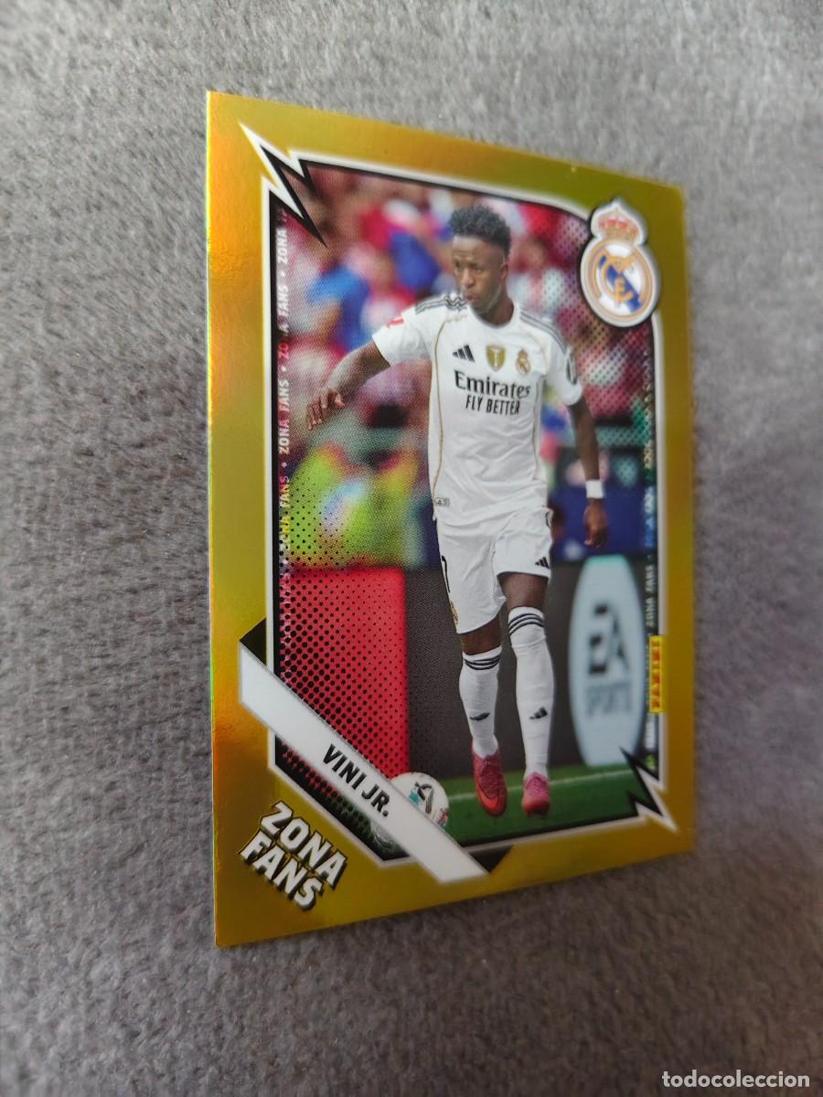 Cromos de Futebol: KO 44 PANINI CLUB REAL MADRID 25 26 VINI JR. * ZONA FANS GOLD KROMIX 2025 2026