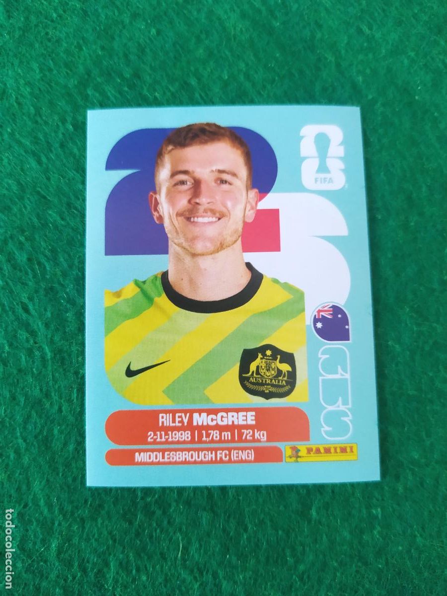Cromos de Futebol: OFFICIAL STICKER COLLECTION WORLD CUP MUNDIAL 2026 - AUSTRALIA N&ordm; 12 McGREE