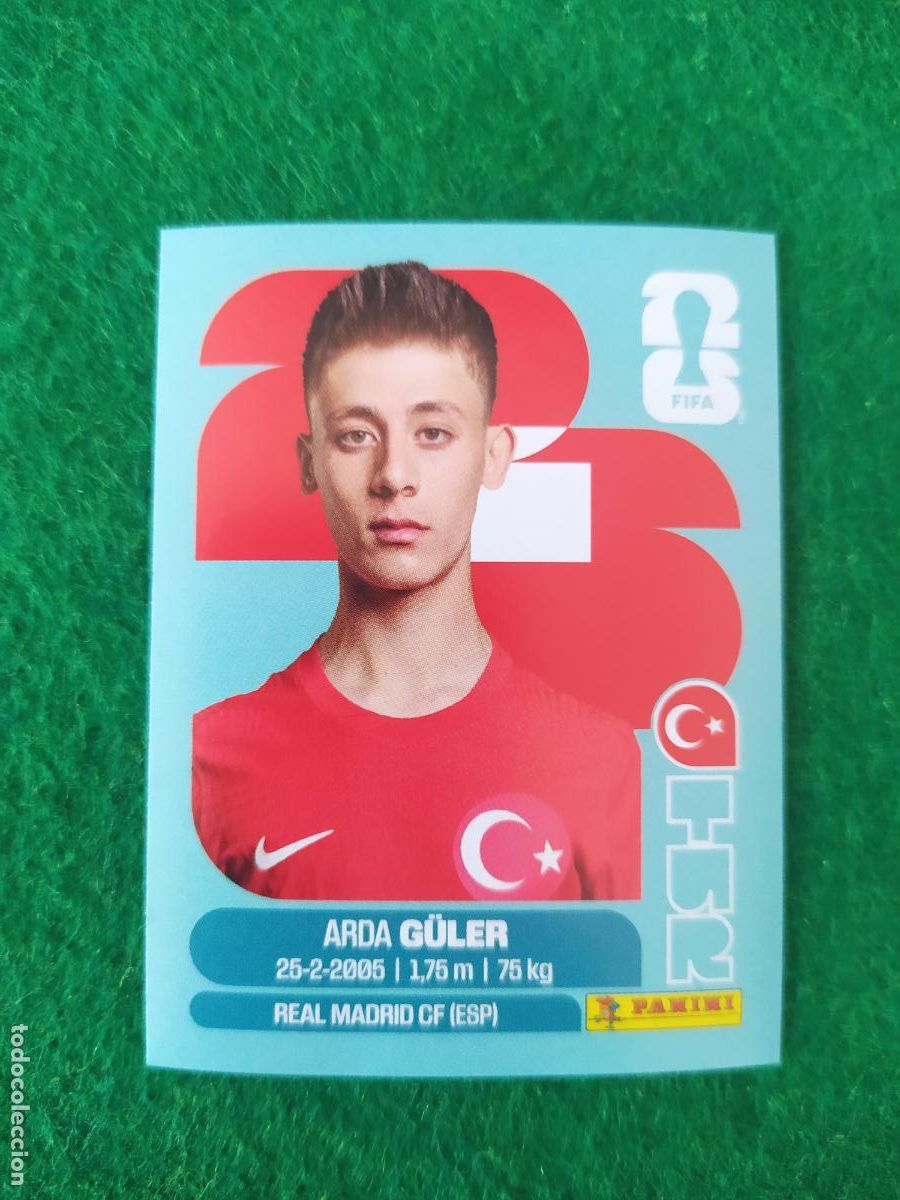 Cromos de Futebol: OFFICIAL STICKER COLLECTION WORLD CUP MUNDIAL 2026 - TURQUIA N&ordm; 14 ARDA G&Uuml;LER