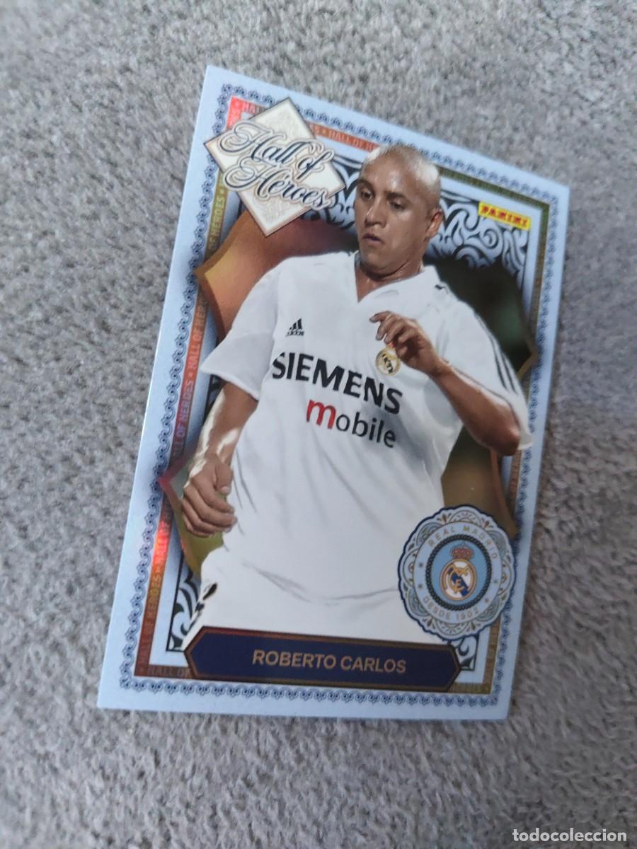 Cromos de F&uacute;tbol: HH 03 PANINI CLUB REAL MADRID 25 26 ROBERTO CARLOS * HALL OF H&Eacute;ROES 2025 2026