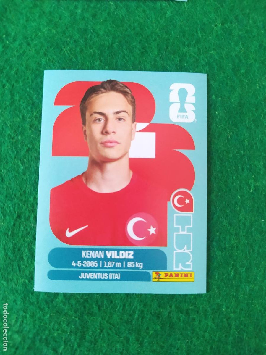 Cromos de F&uacute;tbol: OFFICIAL STICKER COLLECTION WORLD CUP MUNDIAL 2026 - TURQUIA N&ordm; 20 YILDIZ