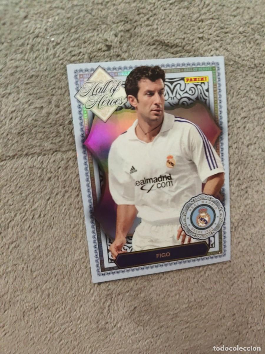 Cromos de F&uacute;tbol: HH 04 PANINI CLUB REAL MADRID 25 26 FIGO * HALL OF H&Eacute;ROES 2025 2026