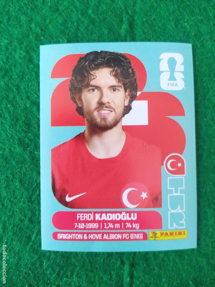 Football Stickers: OFFICIAL STICKER COLLECTION WORLD CUP MUNDIAL 2026 - TURQUIA N&ordm; 8 KADIOGLU