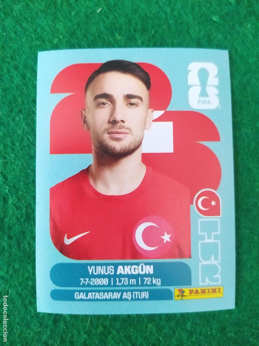Cromos de Futebol: OFFICIAL STICKER COLLECTION WORLD CUP MUNDIAL 2026 - TURQUIA N&ordm; 16 AKG&Uuml;N