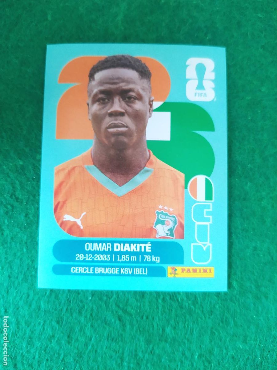 Cromos de F&uacute;tbol: OFFICIAL STICKER COLLECTION WORLD CUP MUNDIAL 2026 - COSTA DE MARFIL N&ordm; 20 DIAKITE