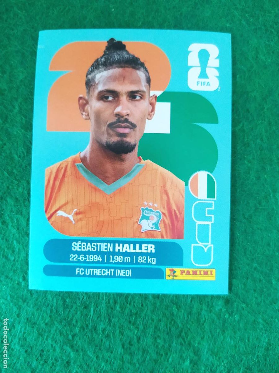 Cromos de F&uacute;tbol: OFFICIAL STICKER COLLECTION WORLD CUP MUNDIAL 2026 - COSTA DE MARFIL N&ordm; 16 HALLER LEER DESCRIPCION