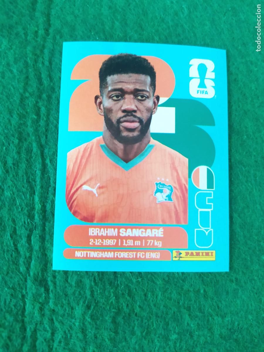 Cromos de F&uacute;tbol: OFFICIAL STICKER COLLECTION WORLD CUP MUNDIAL 2026 - COSTA DE MARFIL N&ordm; 12 SANGARE