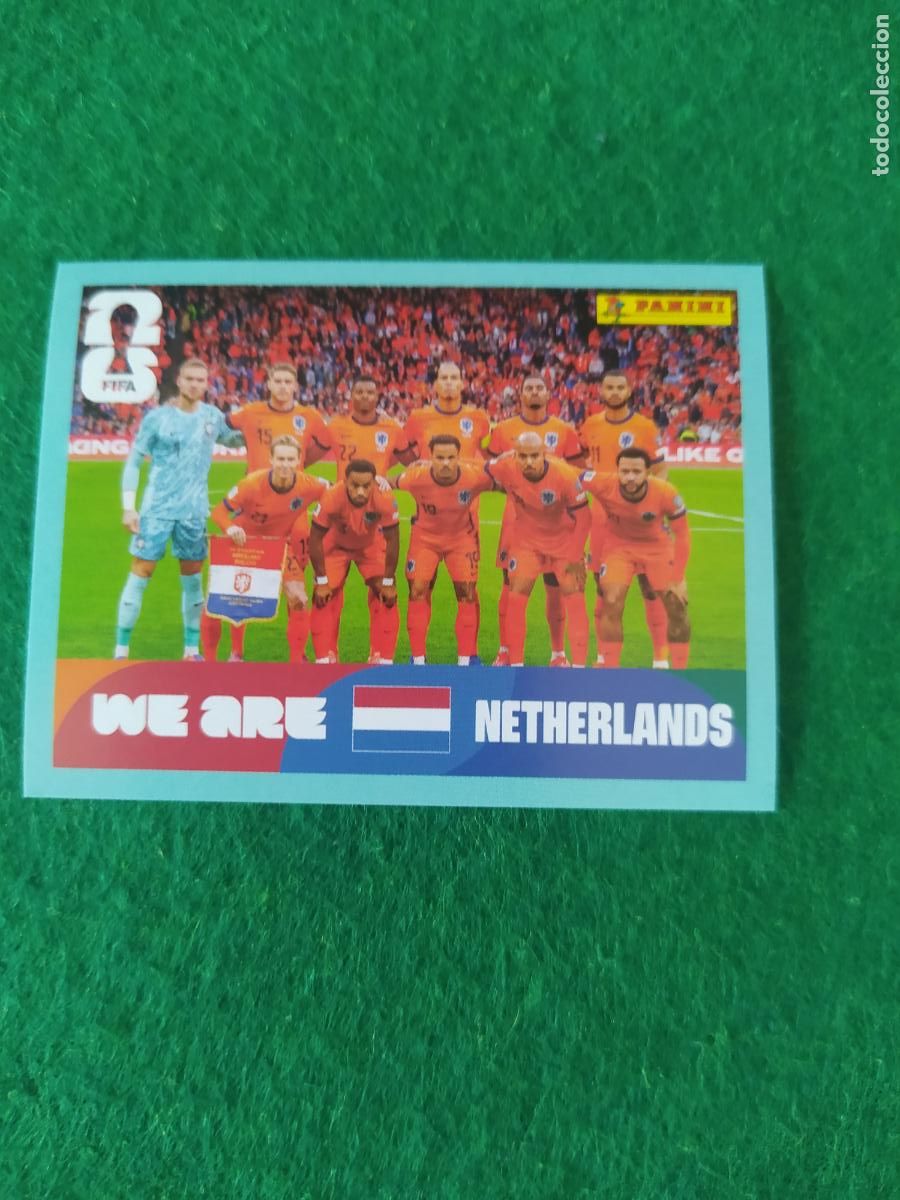 Cromos de F&uacute;tbol: OFFICIAL STICKER COLLECTION WORLD CUP MUNDIAL 2026 - HOLANDA N&ordm; 13 ONCE INICIAL