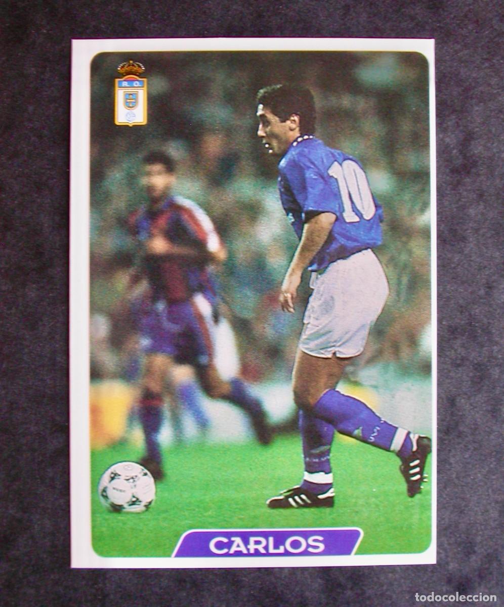 Cromos de F&uacute;tbol: N&ordm; 158 CARLOS DEL OVIEDO DE LAS FICHAS DE LA LIGA DE MUNDICROMO 95-96