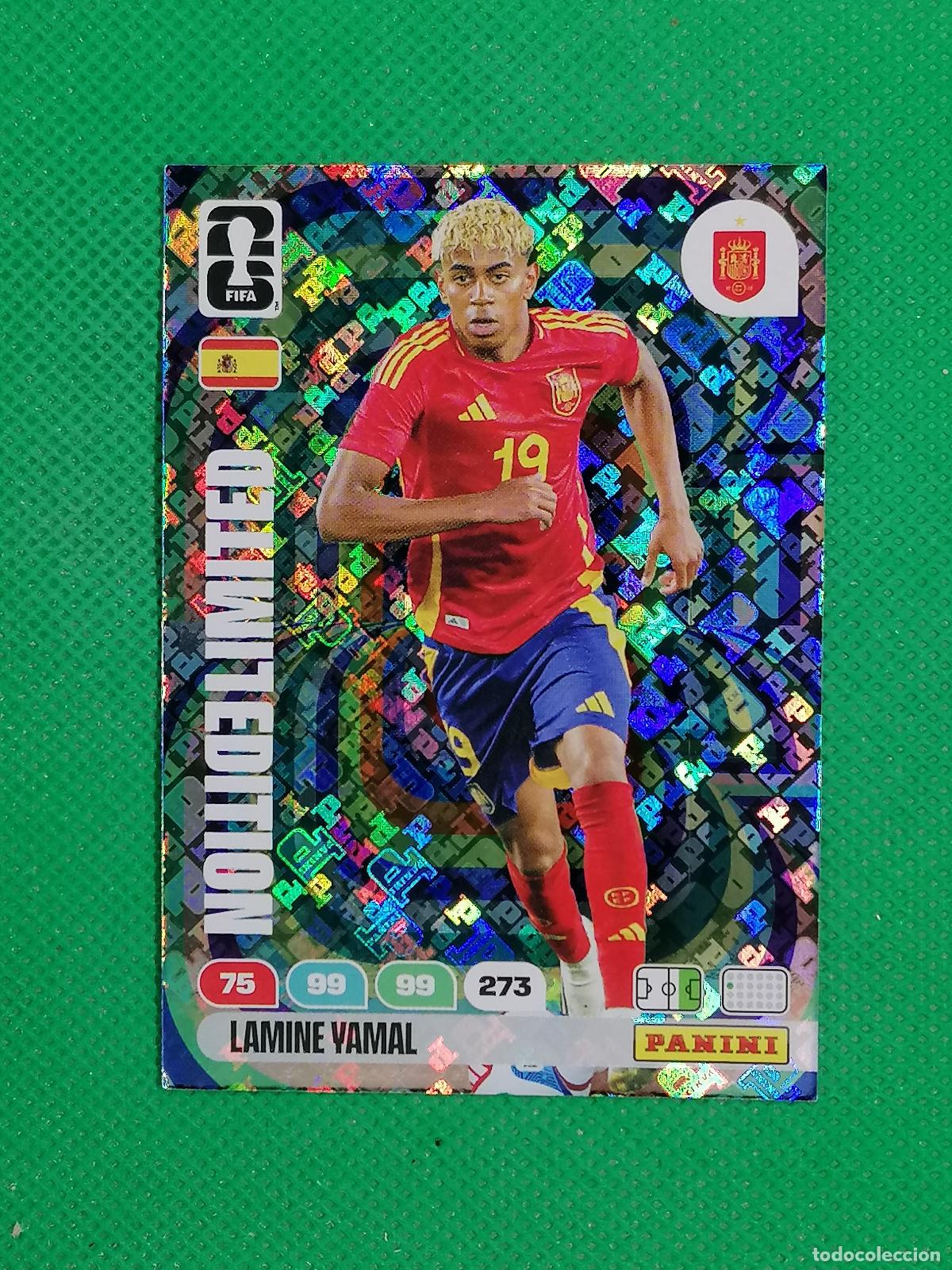 Cromos de F&uacute;tbol: LAMINE YAMAL ESPA&Ntilde;A LIMITED EDITION LOGO FOIL ⚽ PANINI ADRENALYN FIFA WORLD CUP 26 2026 ⚽