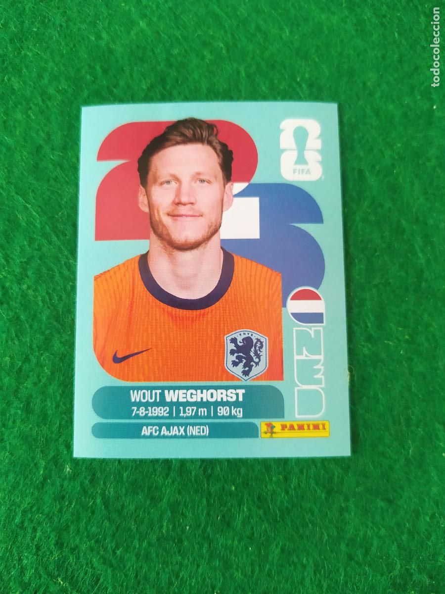 Cromos de F&uacute;tbol: OFFICIAL STICKER COLLECTION WORLD CUP MUNDIAL 2026 - HOLANDA N&ordm; 19 WEGHORST