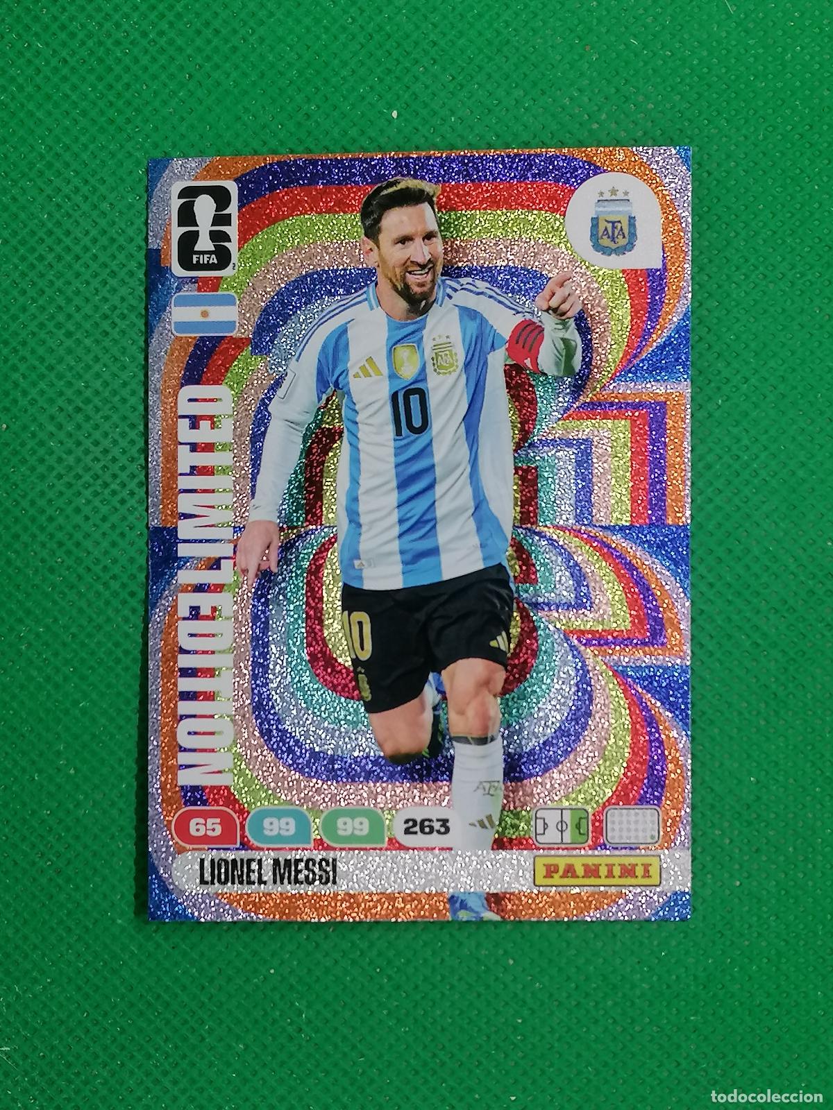 Cromos de F&uacute;tbol: LIONEL MESSI ARGENTINA LIMITED EDITION ⚽ PANINI ADRENALYN FIFA WORLD CUP 26 2026 ⚽