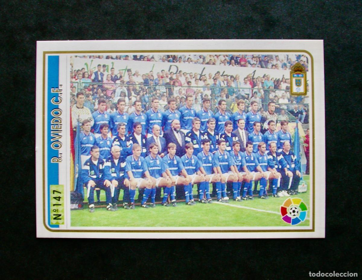 Cromos de F&uacute;tbol: N&ordm; 147 PLANTILLA DEL OVIEDO DE LAS FICHAS DE LA LIGA DE MUNDICROMO 94-95