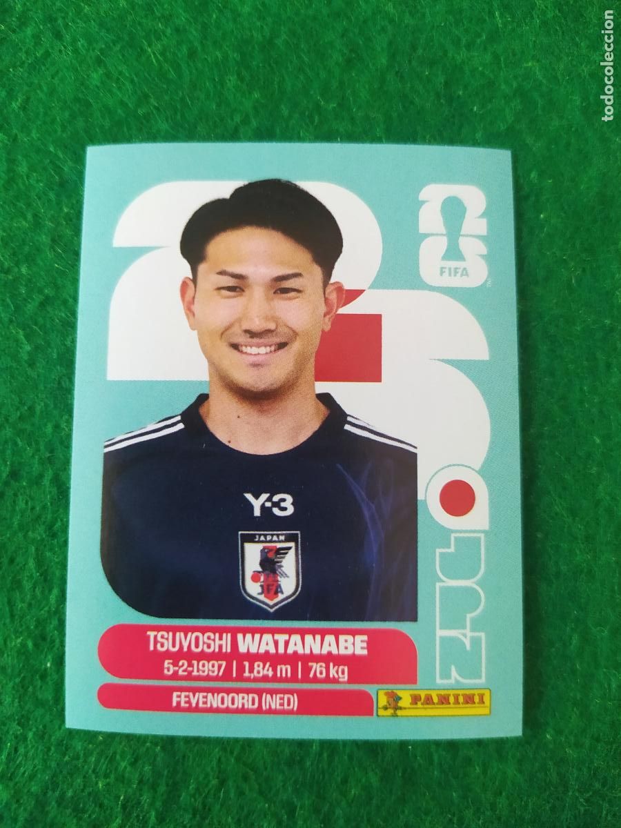 Cromos de F&uacute;tbol: OFFICIAL STICKER COLLECTION WORLD CUP MUNDIAL 2026 - JAPON N&ordm; 7 WATANABE