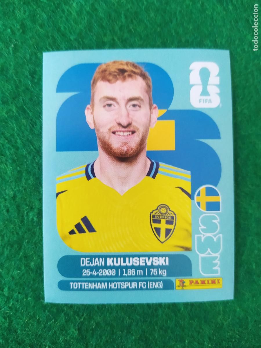 Cromos de F&uacute;tbol: OFFICIAL STICKER COLLECTION WORLD CUP MUNDIAL 2026 - SUECIA N&ordm; 17 KULUSEVSKI