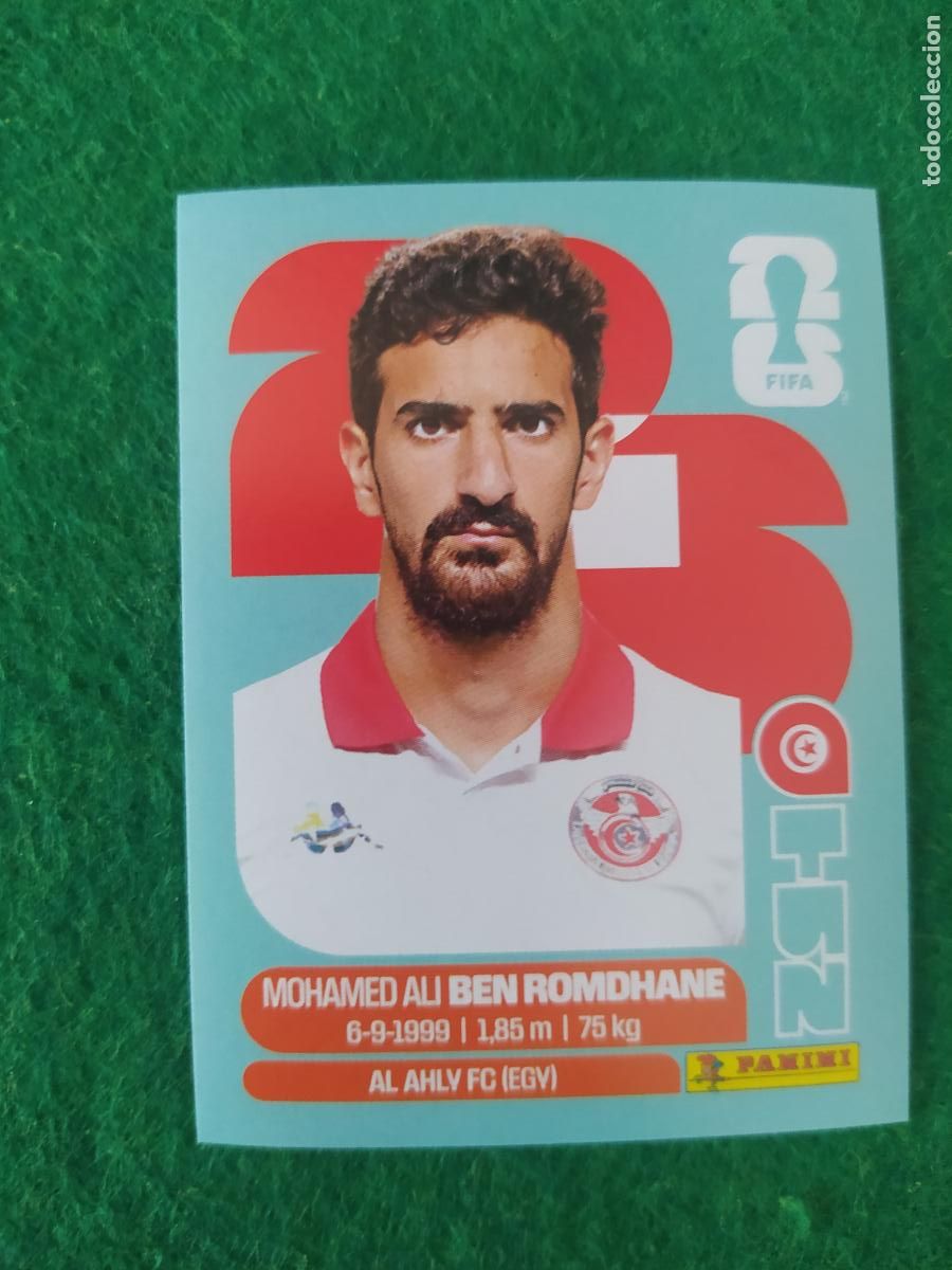 Cromos de F&uacute;tbol: OFFICIAL STICKER COLLECTION WORLD CUP MUNDIAL 2026 - TUNEZ N&ordm; 12 BEN ROMDHANE