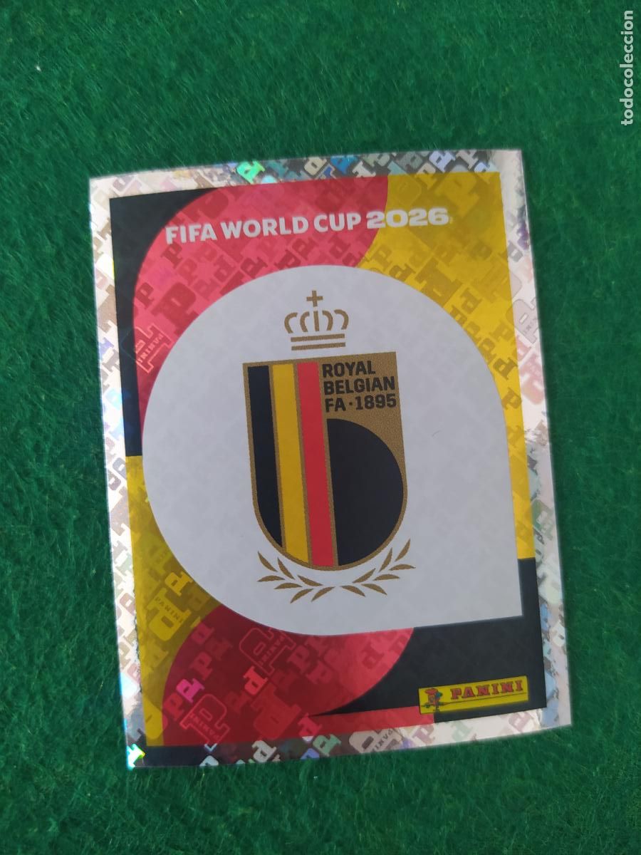 Cromos de F&uacute;tbol: OFFICIAL STICKER COLLECTION WORLD CUP MUNDIAL 2026 - BELGICA N&ordm; 1 ESCUDO