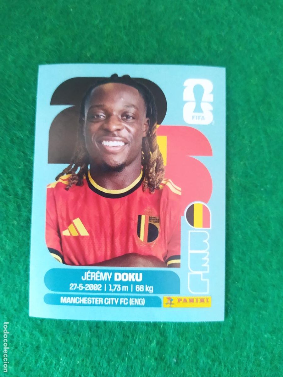 Cromos de F&uacute;tbol: OFFICIAL STICKER COLLECTION WORLD CUP MUNDIAL 2026 - BELGICA N&ordm; 16 DOKU