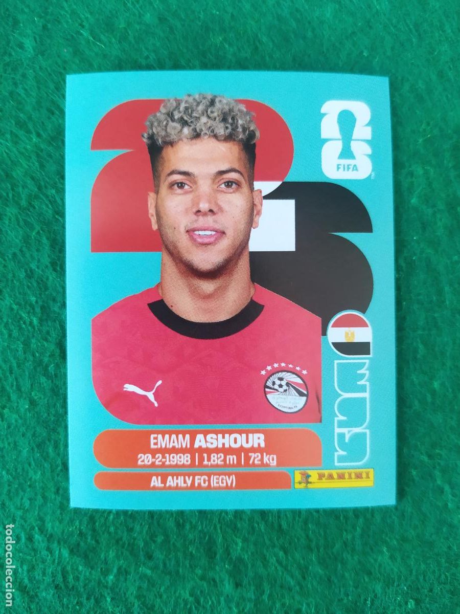 Cromos de F&uacute;tbol: OFFICIAL STICKER COLLECTION WORLD CUP MUNDIAL 2026 - EGIPTO N&ordm; 15 ASHOUR