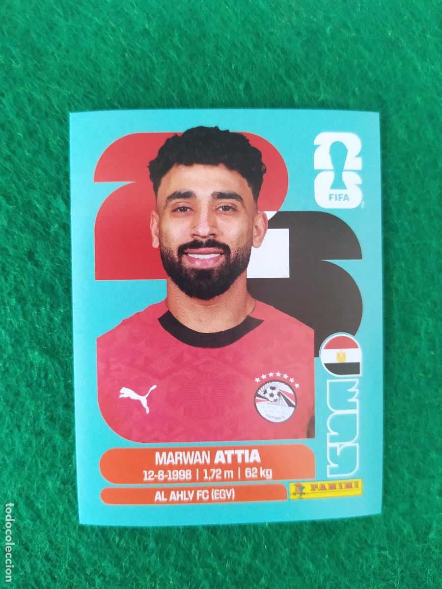 Cromos de F&uacute;tbol: OFFICIAL STICKER COLLECTION WORLD CUP MUNDIAL 2026 - EGIPTO N&ordm; 10 ATTIA