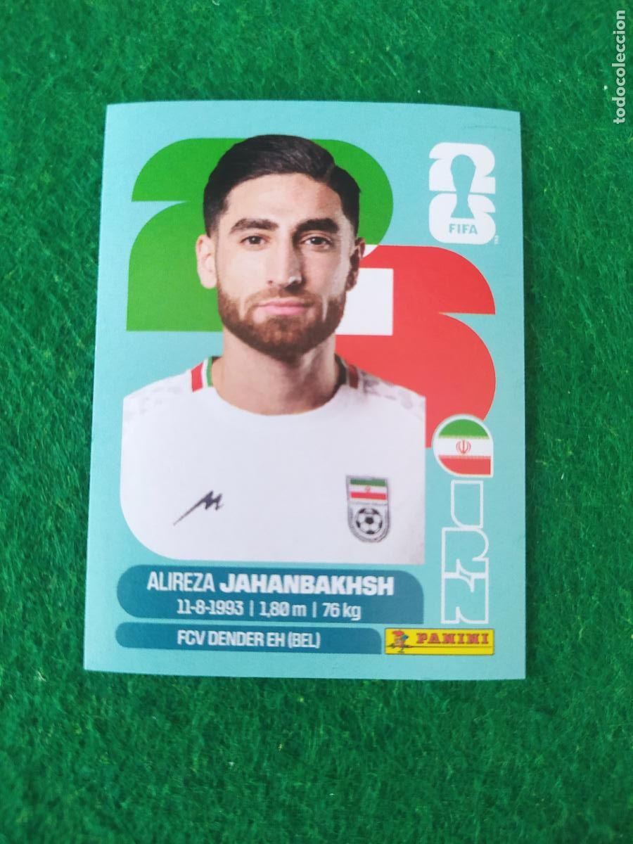Cromos de F&uacute;tbol: OFFICIAL STICKER COLLECTION WORLD CUP MUNDIAL 2026 - IRAN N&ordm; 19 JAHANBAKHSH
