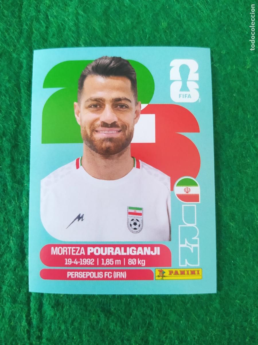 Cromos de F&uacute;tbol: OFFICIAL STICKER COLLECTION WORLD CUP MUNDIAL 2026 - IRAN N&ordm; 3 POURALIGANJI