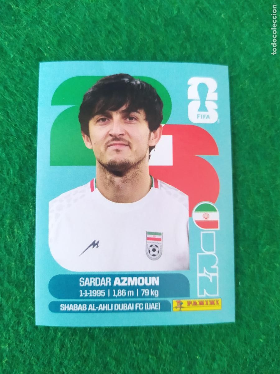 Cromos de F&uacute;tbol: OFFICIAL STICKER COLLECTION WORLD CUP MUNDIAL 2026 - IRAN N&ordm; 17 AZMOUN