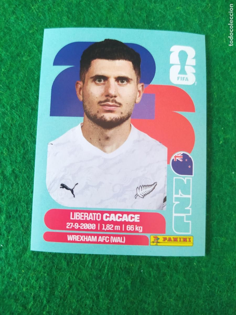 Cromos de F&uacute;tbol: OFFICIAL STICKER COLLECTION WORLD CUP MUNDIAL 2026 - NUEVA ZELANDA N&ordm; 5 CACACE