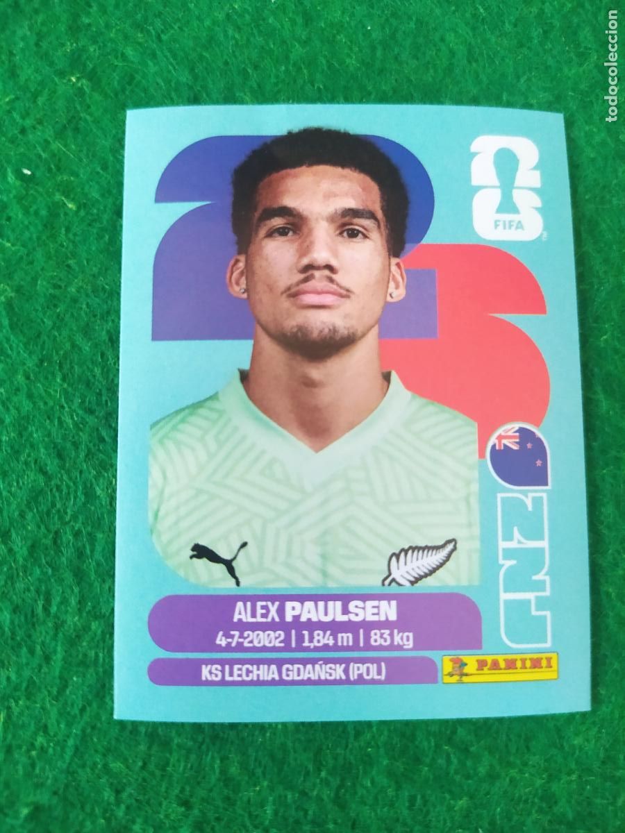 Cromos de F&uacute;tbol: OFFICIAL STICKER COLLECTION WORLD CUP MUNDIAL 2026 - NUEVA ZELANDA N&ordm; 3 PAULSEN