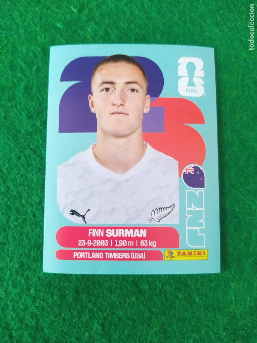 Cromos de F&uacute;tbol: OFFICIAL STICKER COLLECTION WORLD CUP MUNDIAL 2026 - NUEVA ZELANDA N&ordm; 9 SURMAN
