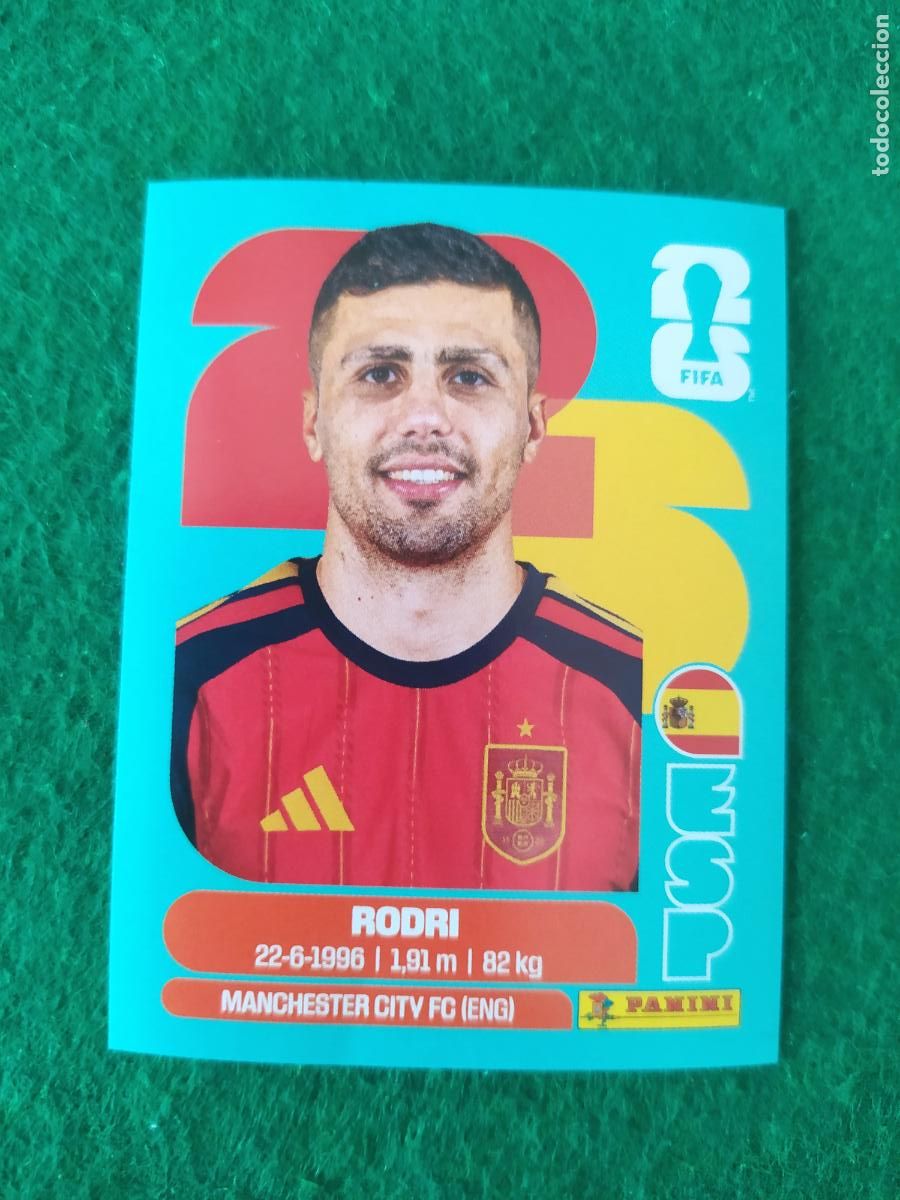 Cromos de F&uacute;tbol: OFFICIAL STICKER COLLECTION WORLD CUP MUNDIAL 2026 - ESPA&Ntilde;A N&ordm; 10 RODRI
