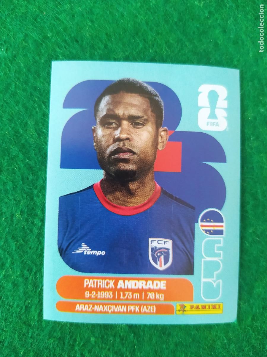 Cromos de F&uacute;tbol: OFFICIAL STICKER COLLECTION WORLD CUP MUNDIAL 2026 - CABO VERDE N&ordm; 11 ANDRADE