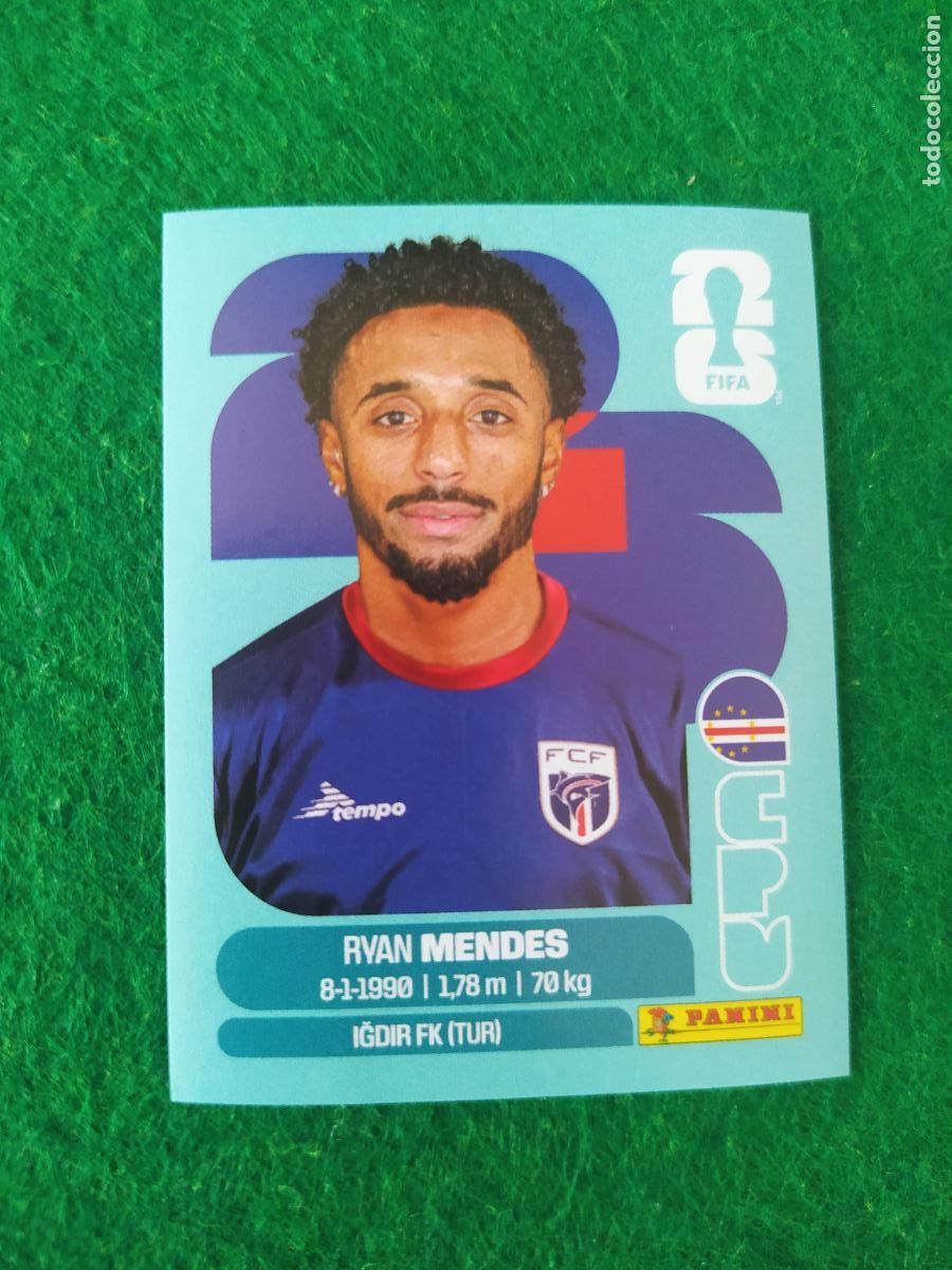 Fu&szlig;ball-Sticker: OFFICIAL STICKER COLLECTION WORLD CUP MUNDIAL 2026 - CABO VERDE N&ordm; 17 MENDES