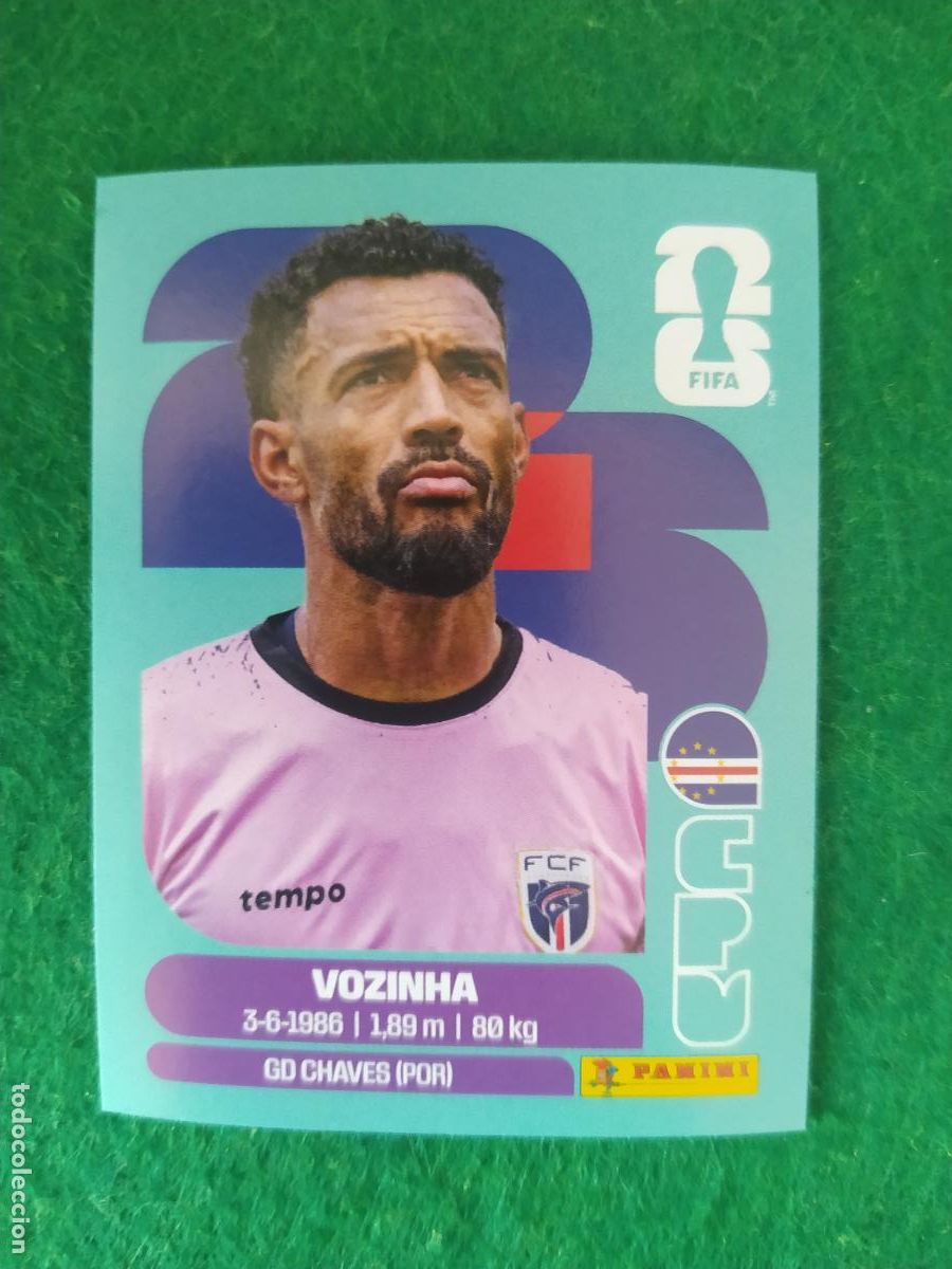 Fu&szlig;ball-Sticker: OFFICIAL STICKER COLLECTION WORLD CUP MUNDIAL 2026 - CABO VERDE N&ordm; 2 VOZINHA