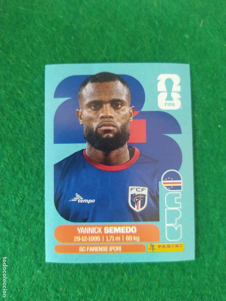 Fu&szlig;ball-Sticker: OFFICIAL STICKER COLLECTION WORLD CUP MUNDIAL 2026 - CABO VERDE N&ordm; 9 SEMEDO
