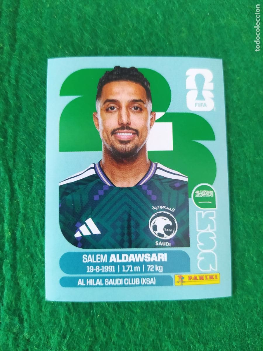 Cromos de F&uacute;tbol: OFFICIAL STICKER COLLECTION WORLD CUP MUNDIAL 2026 - ARABIA SAUDI N&ordm; 16 ALDAWSARI