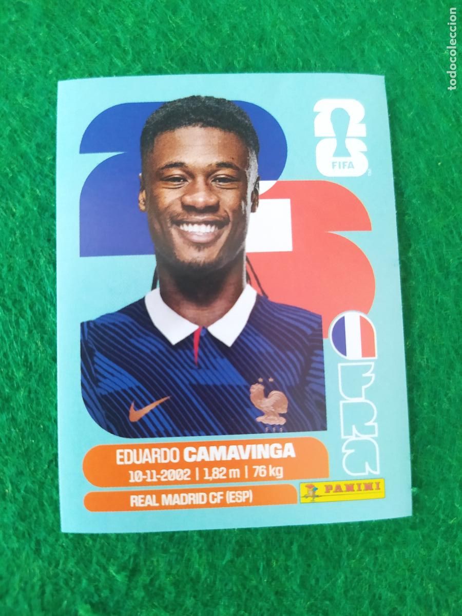 Cromos de F&uacute;tbol: OFFICIAL STICKER COLLECTION WORLD CUP MUNDIAL 2026 - FRANCIA N&ordm; 10 CAMAVINGA