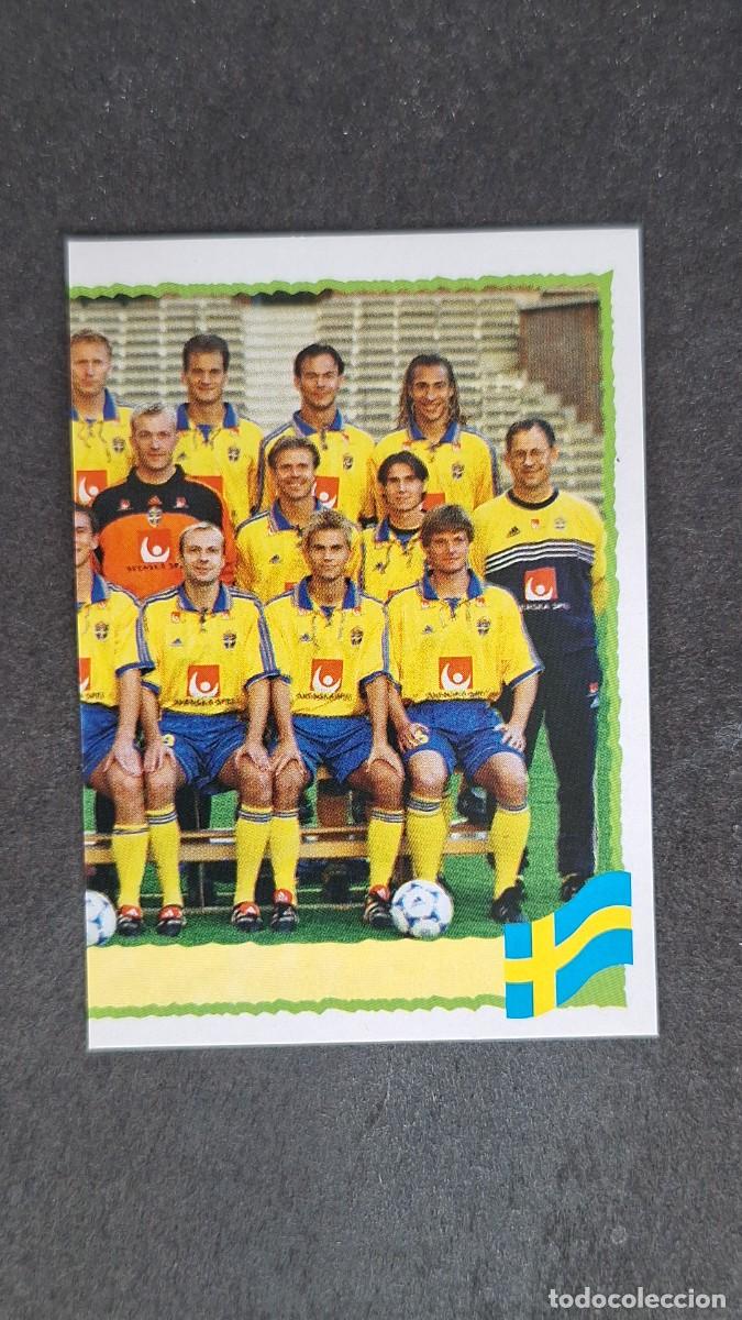 Cromos de F&uacute;tbol: L1 EQUIPO SELECCION SUECIA 120 PANINI EUROCOPA 2000 NUNCA PEGADO SIN PEGAR