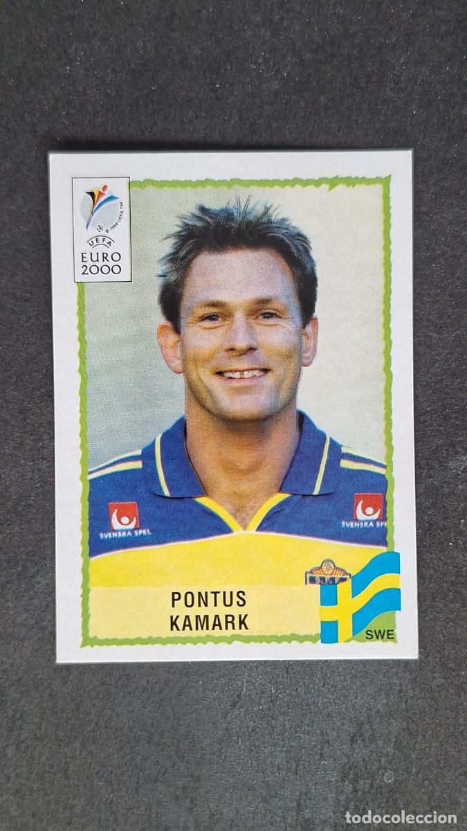 Cromos de F&uacute;tbol: L1 PONTUS KAMARK SELECCION SUECIA 124 PANINI EUROCOPA 2000 NUNCA PEGADO SIN PEGAR