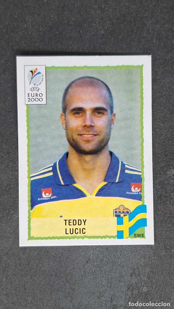 Cromos de F&uacute;tbol: L1 TEDDY LUCIC SELECCION SUECIA 125 PANINI EUROCOPA 2000 NUNCA PEGADO SIN PEGAR