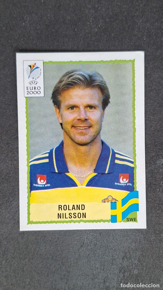Cromos de F&uacute;tbol: L1 ROLAND NILSSON SELECCION SUECIA 126 PANINI EUROCOPA 2000 NUNCA PEGADO SIN PEGAR