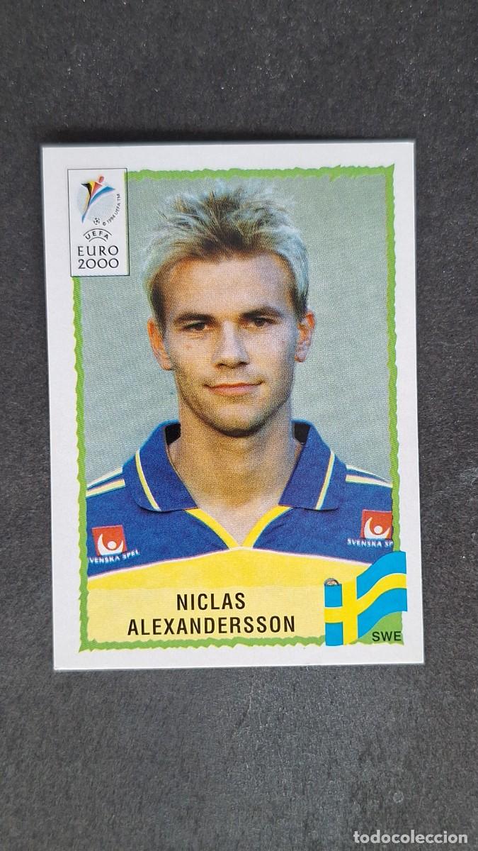 Cromos de F&uacute;tbol: L1 NICLAS ALEXANDERSSON SELECCION SUECIA 128 PANINI EUROCOPA 2000 NUNCA PEGADO SIN PEGAR